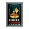 Stupell Industries Vintage Hotel Zurich with Lobster Framed Giclee Design by Marcus Jules